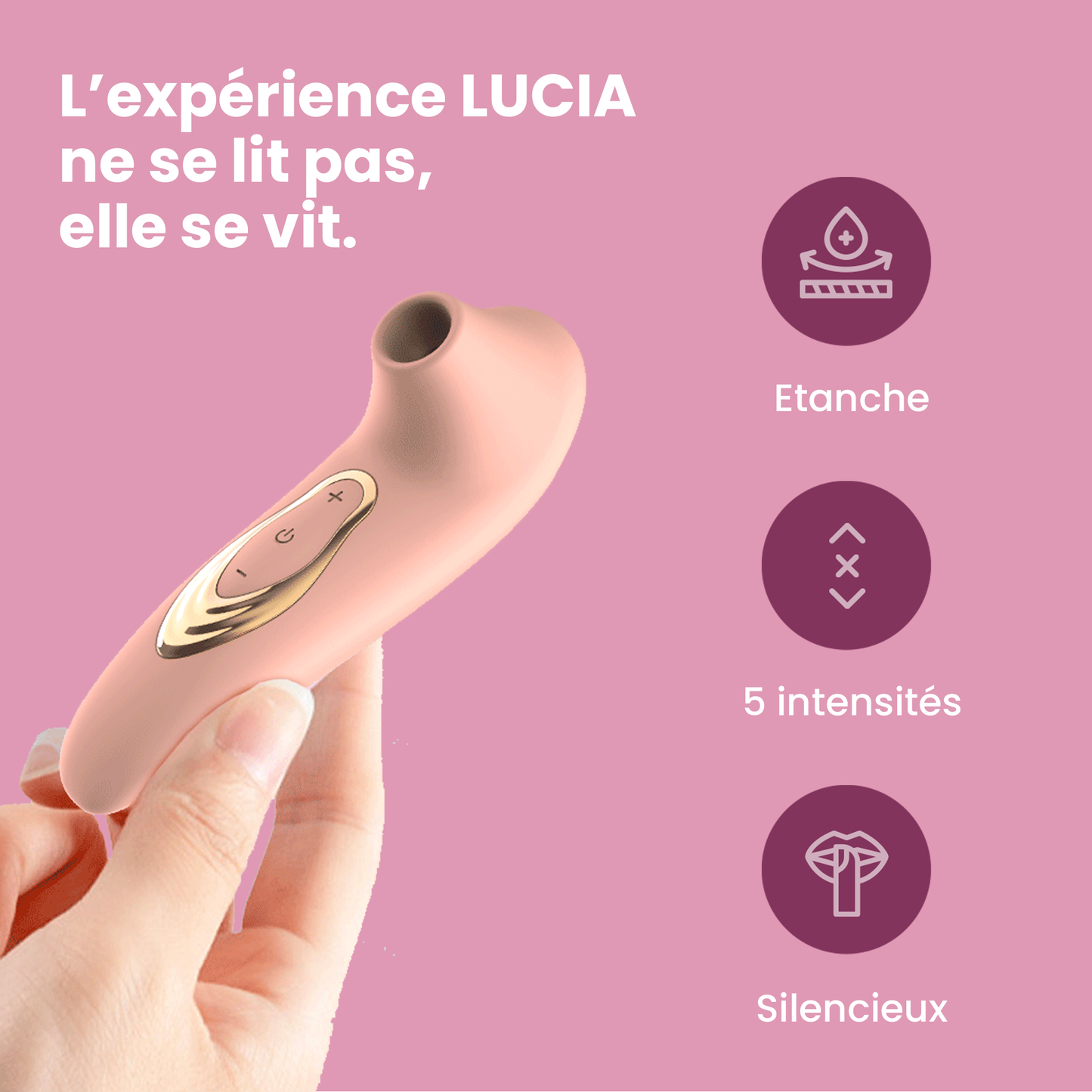 Intensia par Lucia — Stimulateur par Pulsation d’Air
